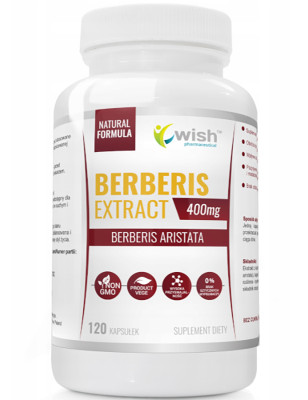 WISH BERBERIS EXTRACT 5:1 400mg 120 kaps vege