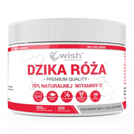WISH DZIKA RÓZA 70% WITAMINY C - 300g