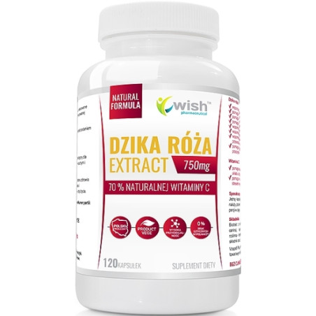 WISH DZIKA RÓŻA EKSTRAKT 750mg-120kaps