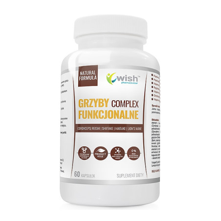 WISH GRZYBY FUNKCJONALNE - 60kaps