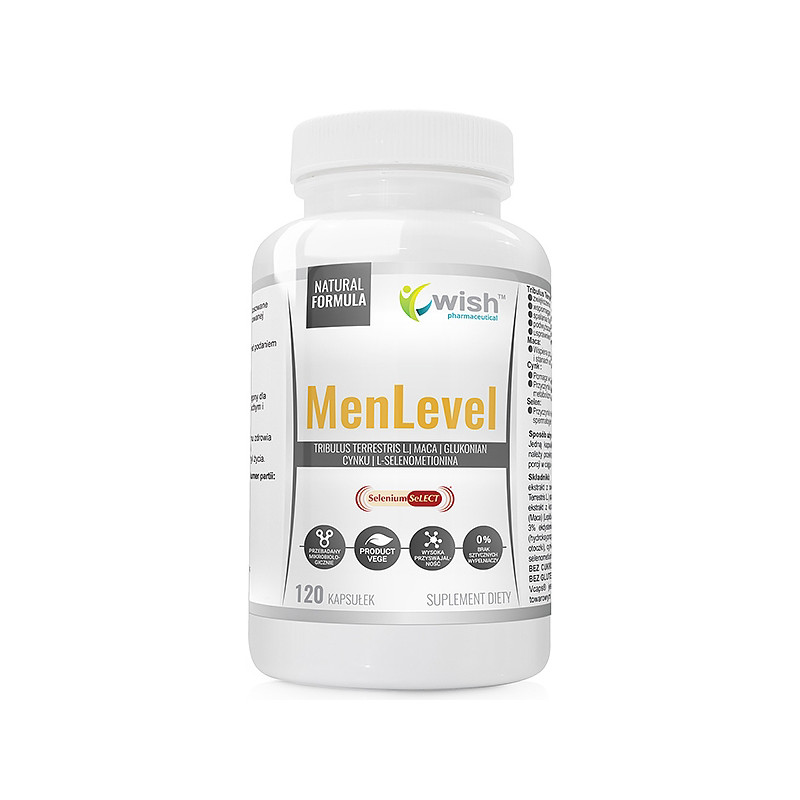 WISH MEN LEVEL 120kaps vegan WISH MEN LEVEL 120kaps vegan