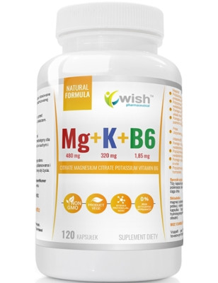 WISH MG+K+VIT.B6 FORTE-120kaps
