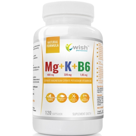 WISH MG+K+VIT.B6 FORTE-120kaps