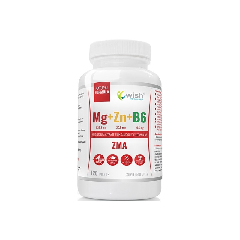WISH MG+ZN+VIT B6 - 120 tabl WISH MG+ZN+VIT B6 - 120 tabl
