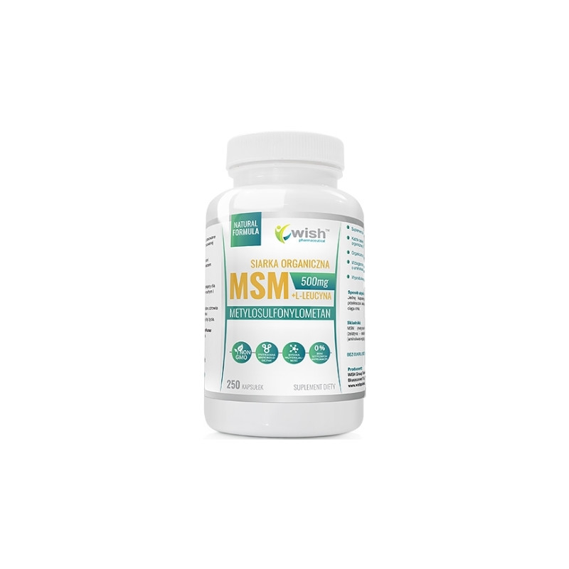 WISH MSM 500mg - 250tabl WISH MSM 500mg - 250tabl