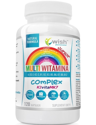 WISH MULTIWITAMINA COMPLEX JUNIOR - 120kaps