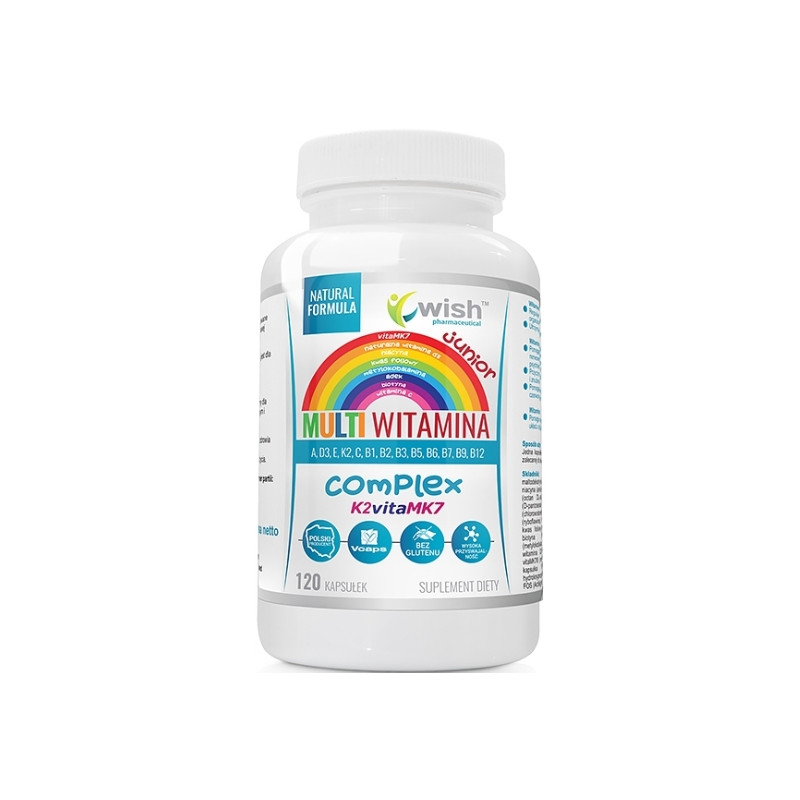 WISH MULTIWITAMINA COMPLEX JUNIOR - 120kaps WISH MULTIWITAMINA COMPLEX JUNIOR - 120kaps