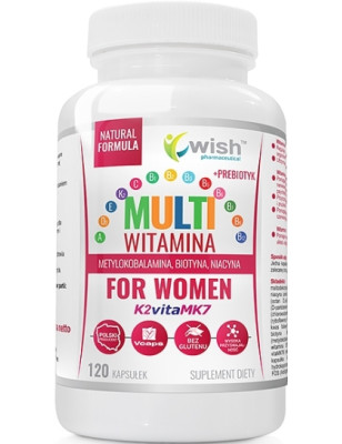 WISH MULTIWITAMINA COMPLEX DLA KOBIET - 120kaps