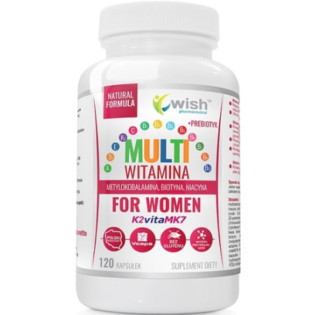 WISH MULTIWITAMINA COMPLEX DLA KOBIET - 120kaps