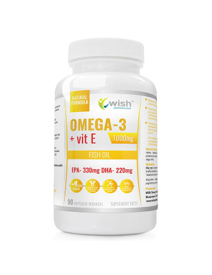 WISH OMEGA 3+VIT. E 330/220 - 90kaps