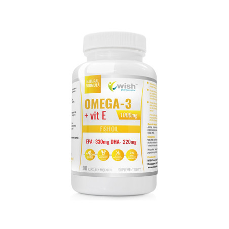 WISH OMEGA 3+VIT. E 330/220 - 90kaps