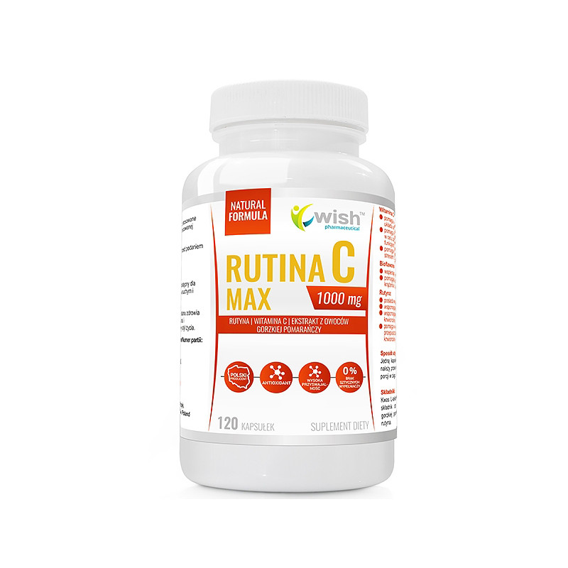 WISH RUTYNA C MAX 1000mcg - 120kaps WISH RUTYNA C MAX 1000mcg - 120kaps