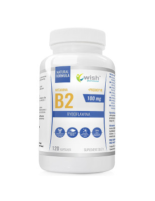 WISH WITAMINA B2 RYBOFLAWINA - 120kaps