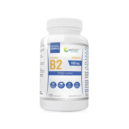 WISH WITAMINA B2 RYBOFLAWINA - 120kaps