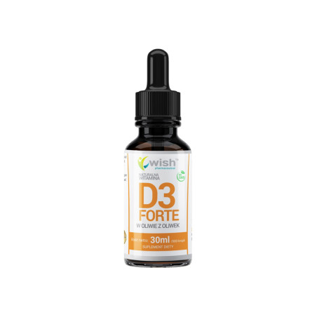 WISH NATURALNA WITAMINA D3 FORTE 2000IU -30ml