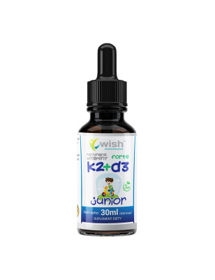 WISH NATURALNA WITAMINA K2 MK-7 FORTE+D3 JUNI-30ml