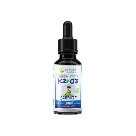 WISH NATURALNA WITAMINA K2 MK-7 FORTE+D3 JUNI-30ml