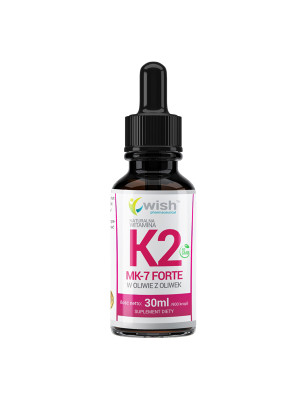 WISH NATURALNA WITAMINA K2 MK-7 FORTE -30ml