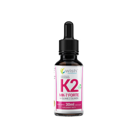 WISH NATURALNA WITAMINA K2 MK-7 FORTE -30ml