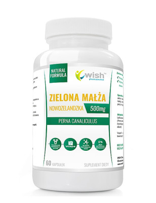 WISH ZIELONA MAŁŻA NOWOZELANDZKA- 60kaps
