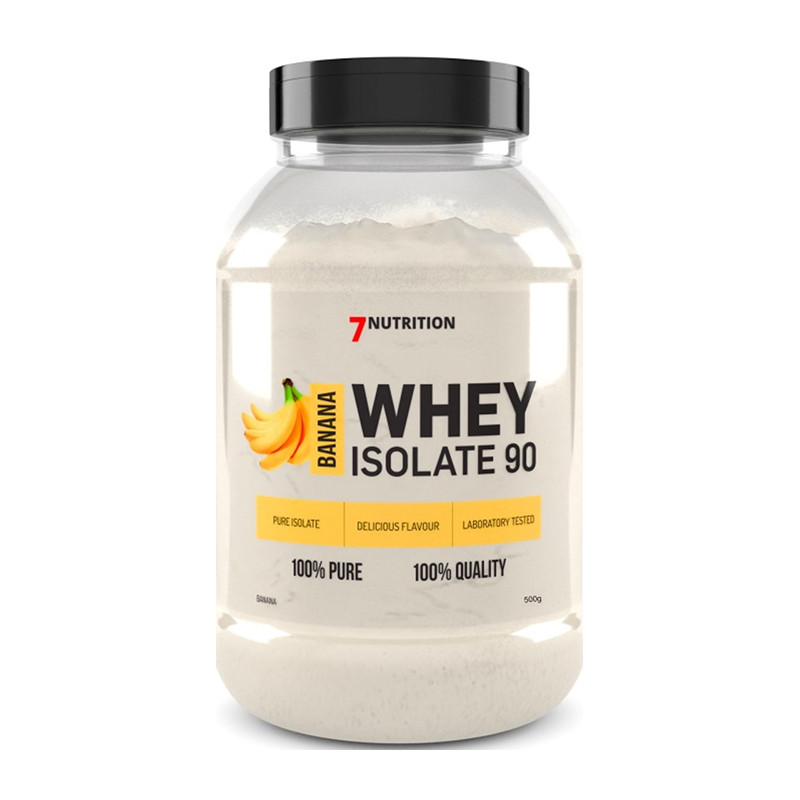 7 NUTRITION WHEY ISOLATE 90 - 500g - banan 7 NUTRITION WHEY ISOLATE 90 - 500g - banan