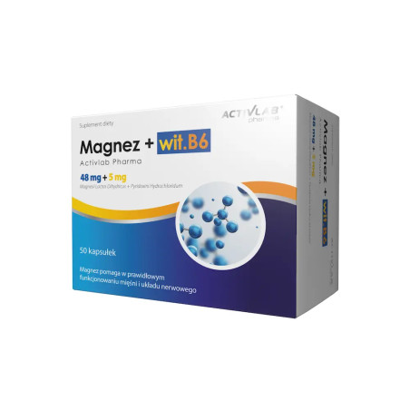ACTIVLAB PHARMA MAGNEZ+WIT.B6 50 kaps