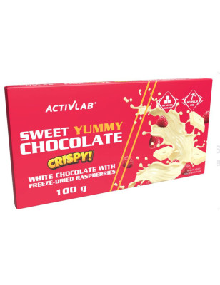 ACTIVLAB SWEET YUMMY CHOC. crispy-biała z liofil.m
