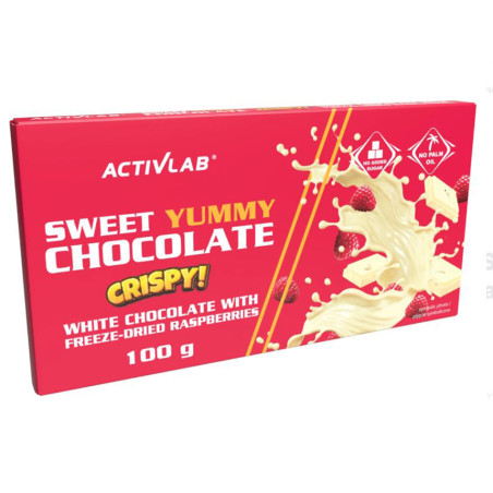 ACTIVLAB SWEET YUMMY CHOC. crispy-biała z liofil.m