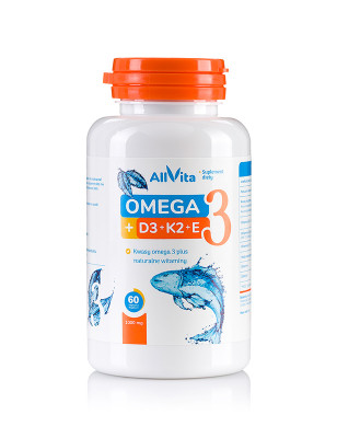 ALLVITA OMEGA3 +D3+K2MK7+E - 60kaps