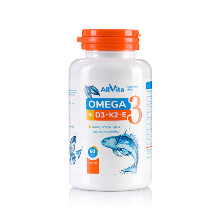 ALLVITA OMEGA3 +D3+K2MK7+E - 60kaps