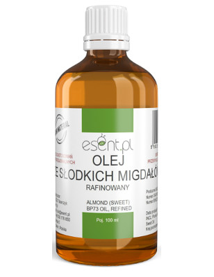 ESENT OLEJ ZE SŁODKICH MIGDAŁÓW rafinowany 100ml