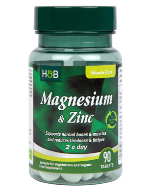 HOLLAND-BARRETT MAGNESIUM with ZINC 90tabl