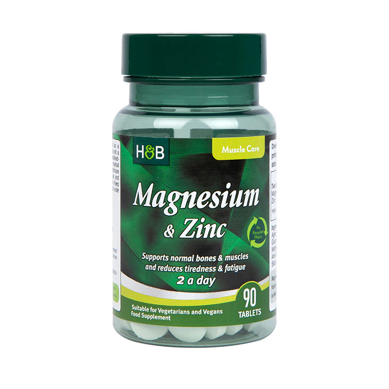HOLLAND-BARRETT MAGNESIUM with ZINC 90tabl HOLLAND-BARRETT MAGNESIUM with ZINC 90tabl