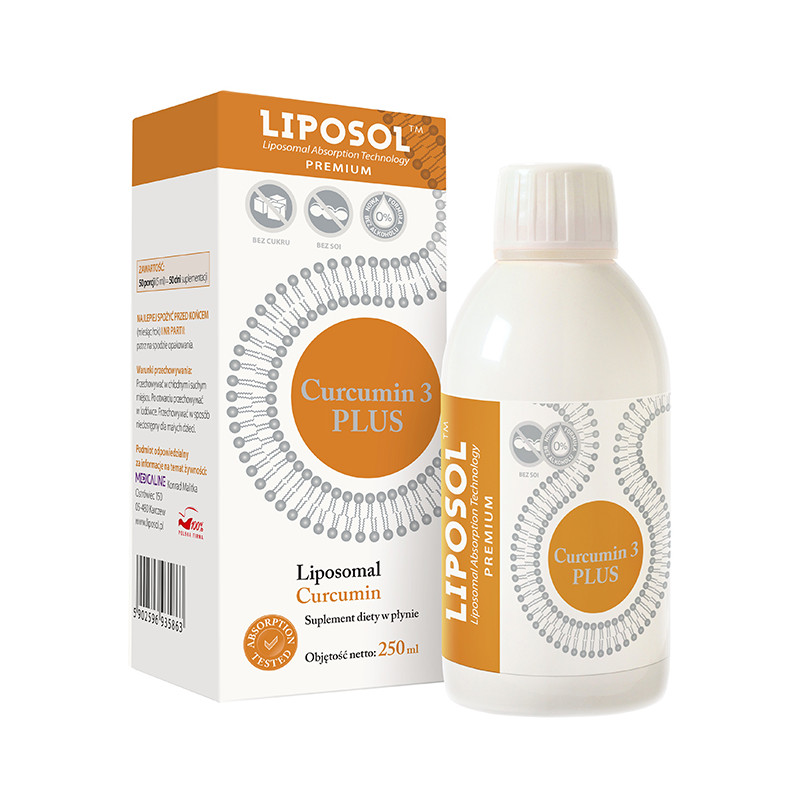 LIPOSOL CURCUMIN 3 PLUS - 250ml