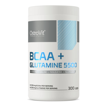 OSTROVIT BCAA + GLUTAMINE 5500mg - 300 kaps