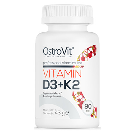 OSTROVIT VITAMIN D3+K2 90 tabs