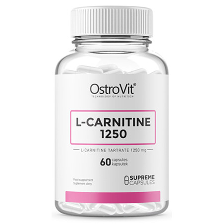 OSTROVIT SUPREME CAPSULES L-CARNITINE 1250-60kaps