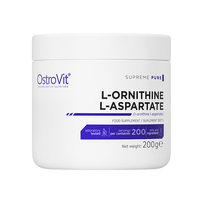 OSTROVIT SUPREME PURE L-ORNITHINE L-ASPARTATE 200g OSTROVIT SUPREME PURE L-ORNITHINE L-ASPARTATE 200g