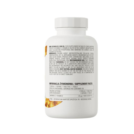 OSTROVIT VITAMIN D3 1000 IU - 90 tabl