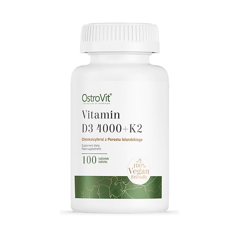 OSTROVIT VITAMIN D3 4000IU+K2 vege 100tabl