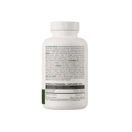 OSTROVIT VITAMIN D3 1000 + K2 - 90 tabl