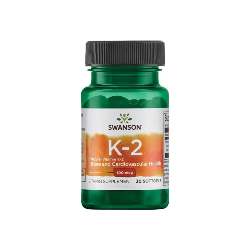 SWANSON VIT. K-2 MENAQUINONE-7 FN 100mcg-30softgel SWANSON VIT. K-2 MENAQUINONE-7 FN 100mcg-30softgel