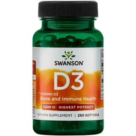 SWANSON WITAMINA D-3 5000 IU - 250 kaps