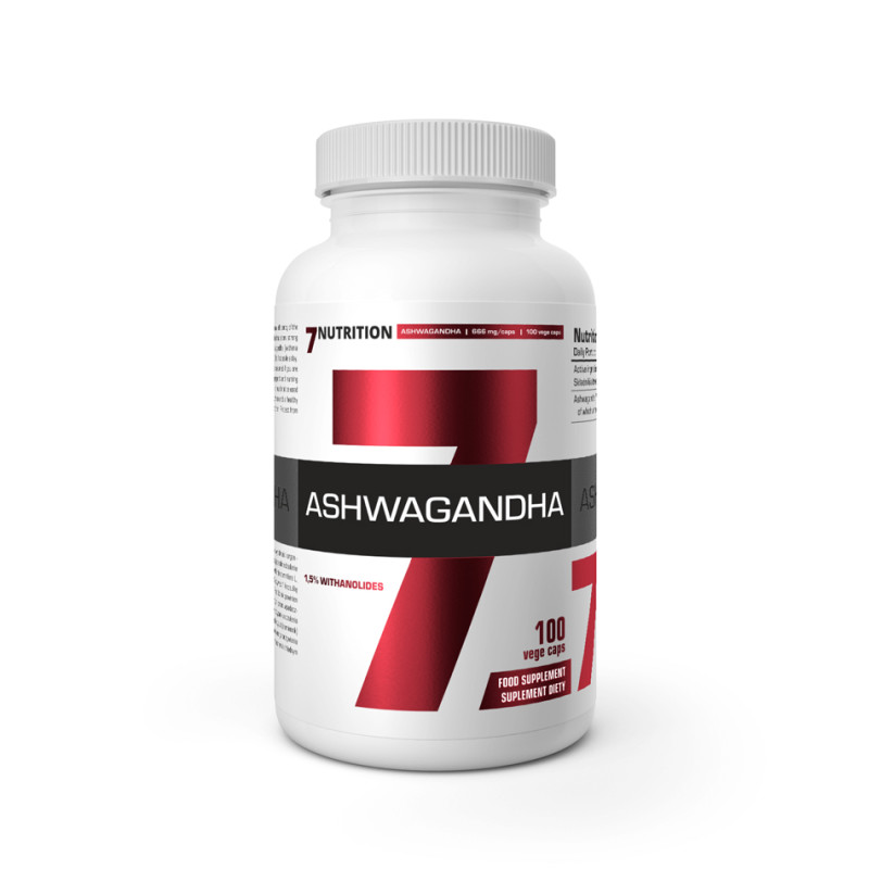 7 NUTRITION ASHWAGANDHA 666mg - 100kaps 7 NUTRITION ASHWAGANDHA 666mg - 100kaps