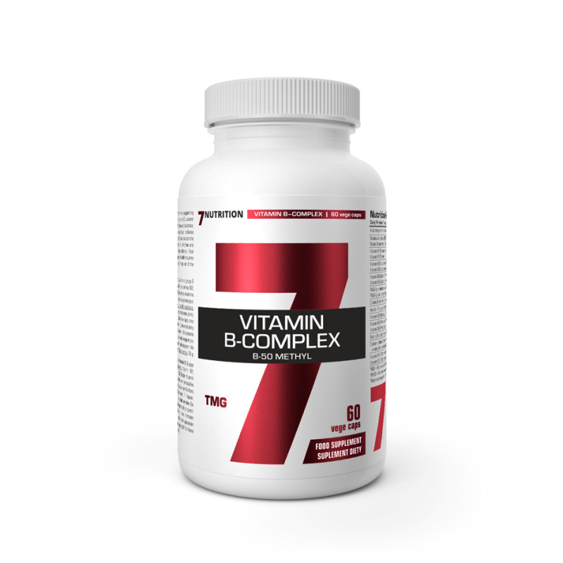 7 NUTRITION B-COMPLEX B50 METHYL - 60kaps 7 NUTRITION B-COMPLEX B50 METHYL - 60kaps