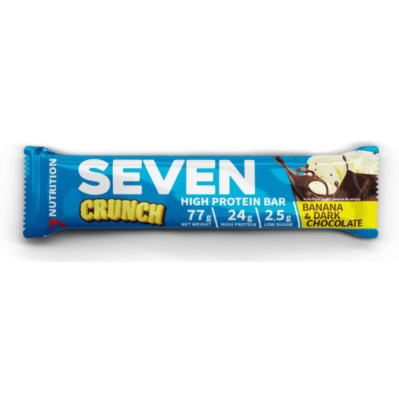 7 NUTRITION SEVEN BAR 77g dark banana 7 NUTRITION SEVEN BAR 77g dark banana