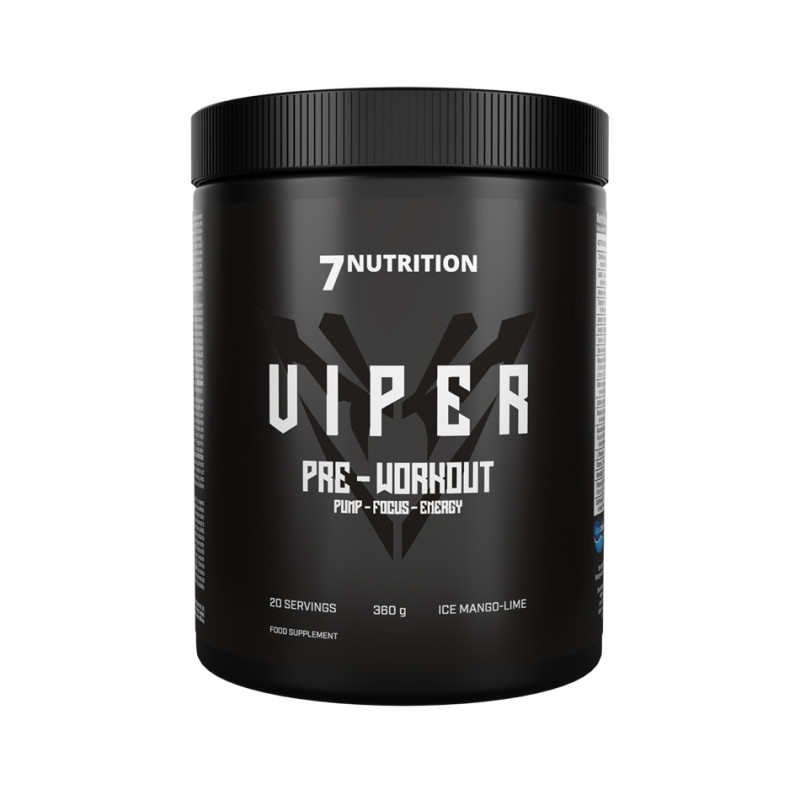 7 NUTRITION VIPER pre-workout 360g ice mango lime 7 NUTRITION VIPER pre-workout 360g ice mango lime