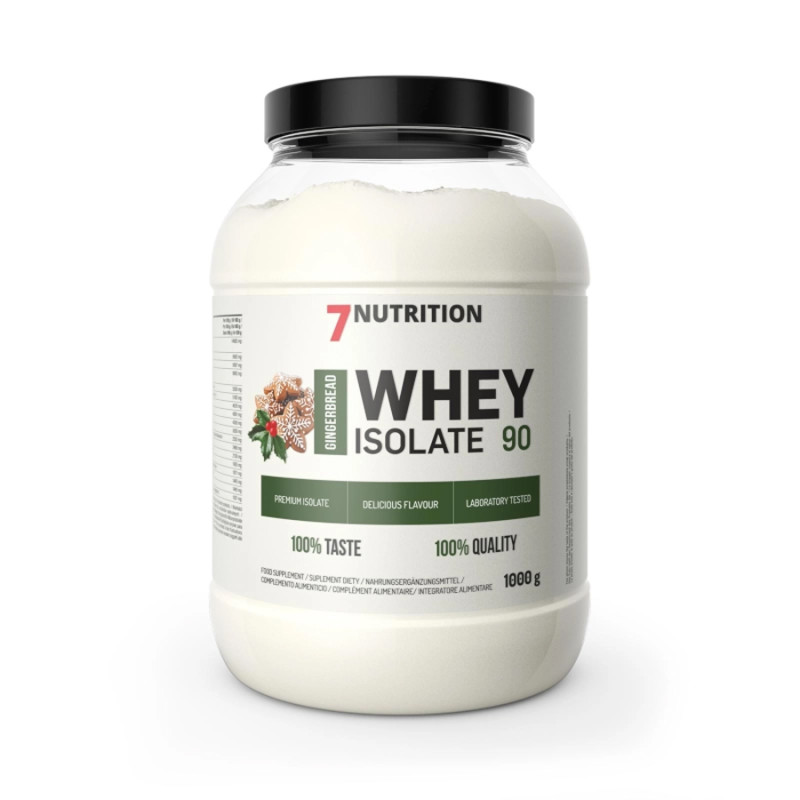 7 NUTRITION WHEY ISOLATE 90 - 1000g gingerbread 7 NUTRITION WHEY ISOLATE 90 - 1000g gingerbread