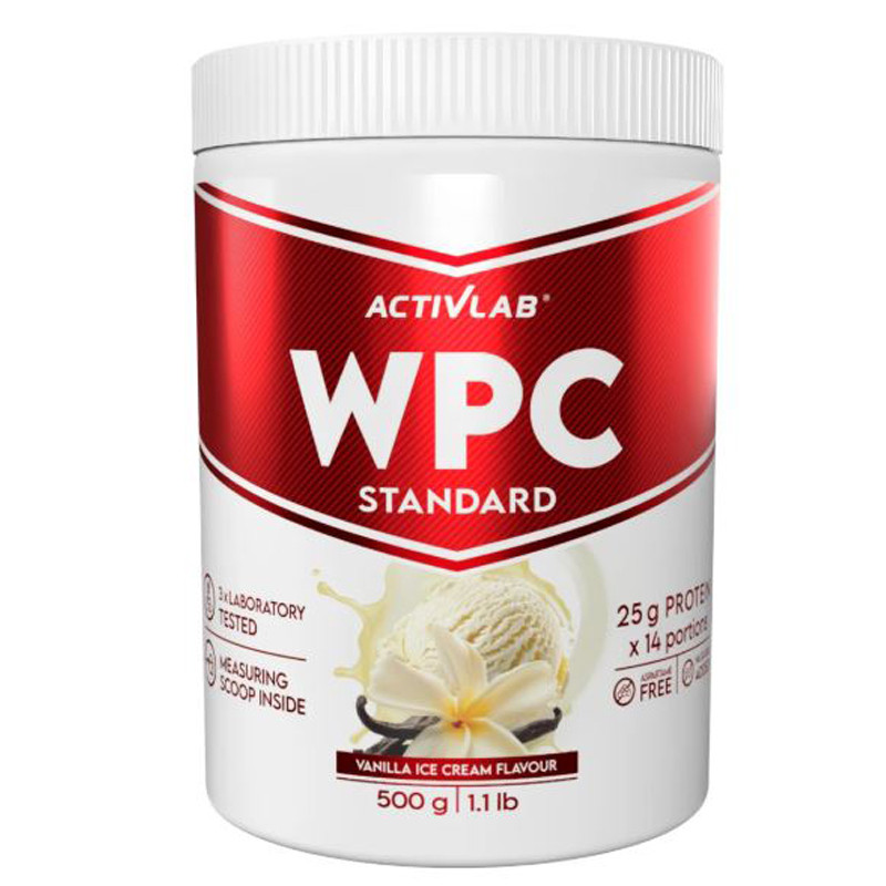ACTIVLAB WPC STANDARD 500 g - lody waniliowe ACTIVLAB WPC STANDARD 500 g - lody waniliowe