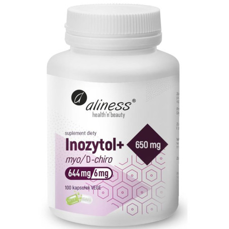 ALINESS INOZYTOL myo/D-chiro 650mg+B6-100kaps veg
